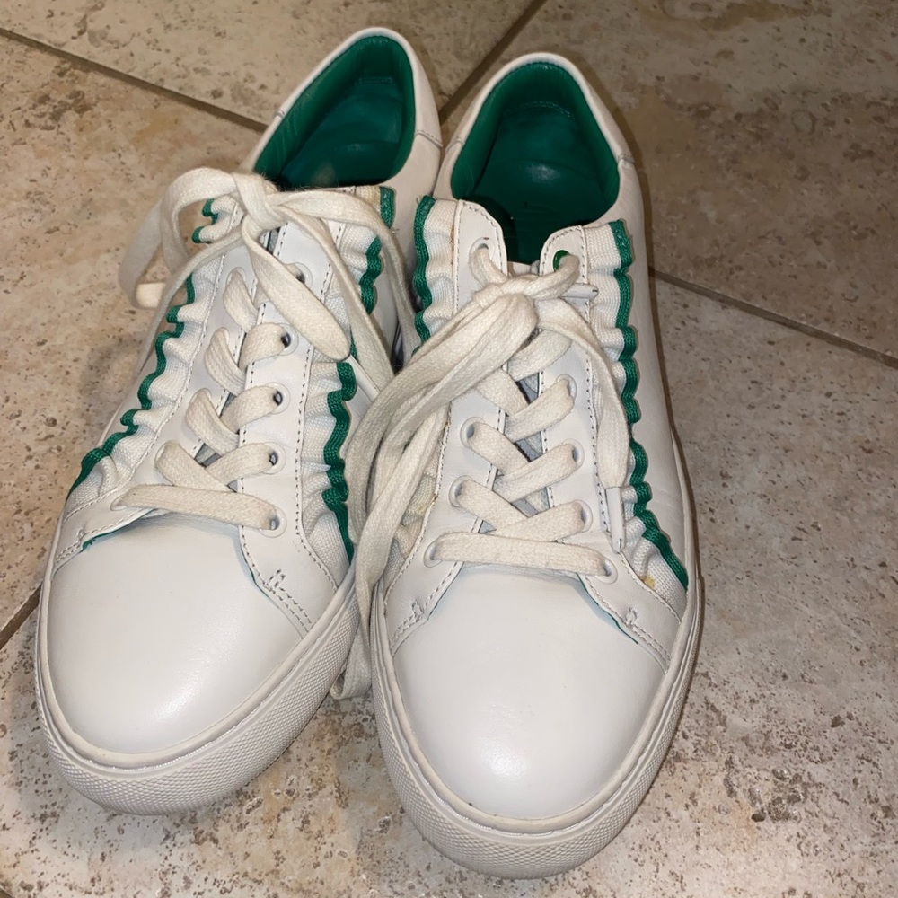 Tory burch ruffle sneakers